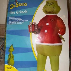 Spirit Dr. Seuss The Grinch Inflatable Costume - Red and Green